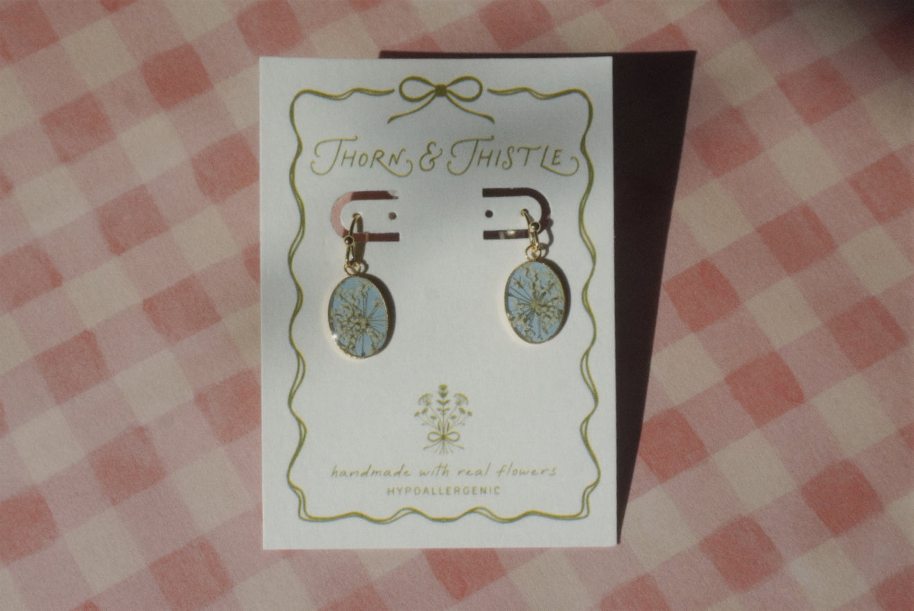 queen anne’s lace dangles