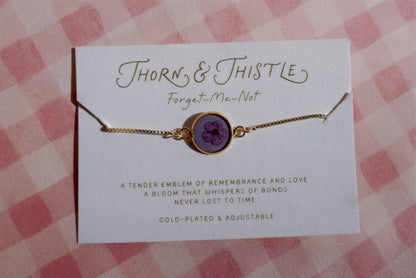 forget-me-not bracelet