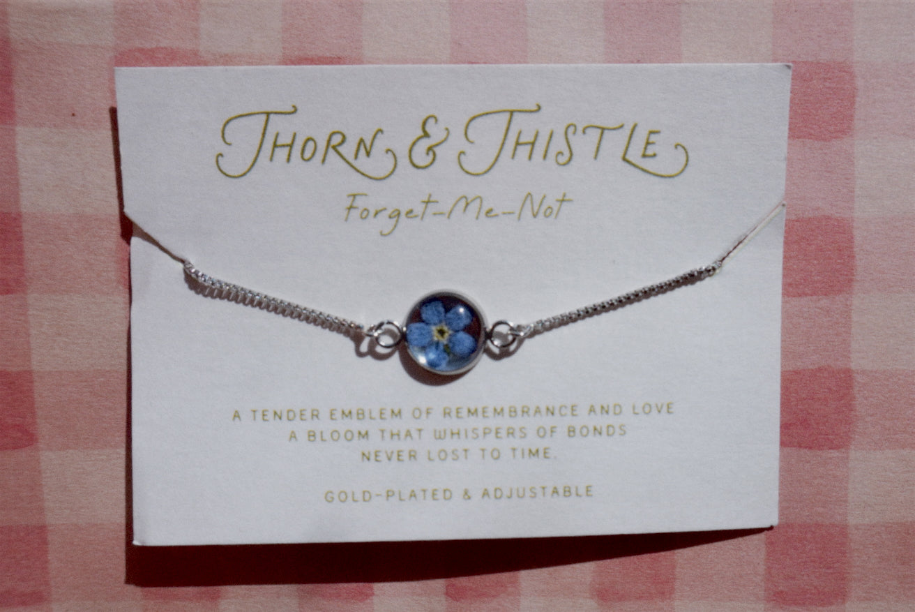 forget-me-not bracelet