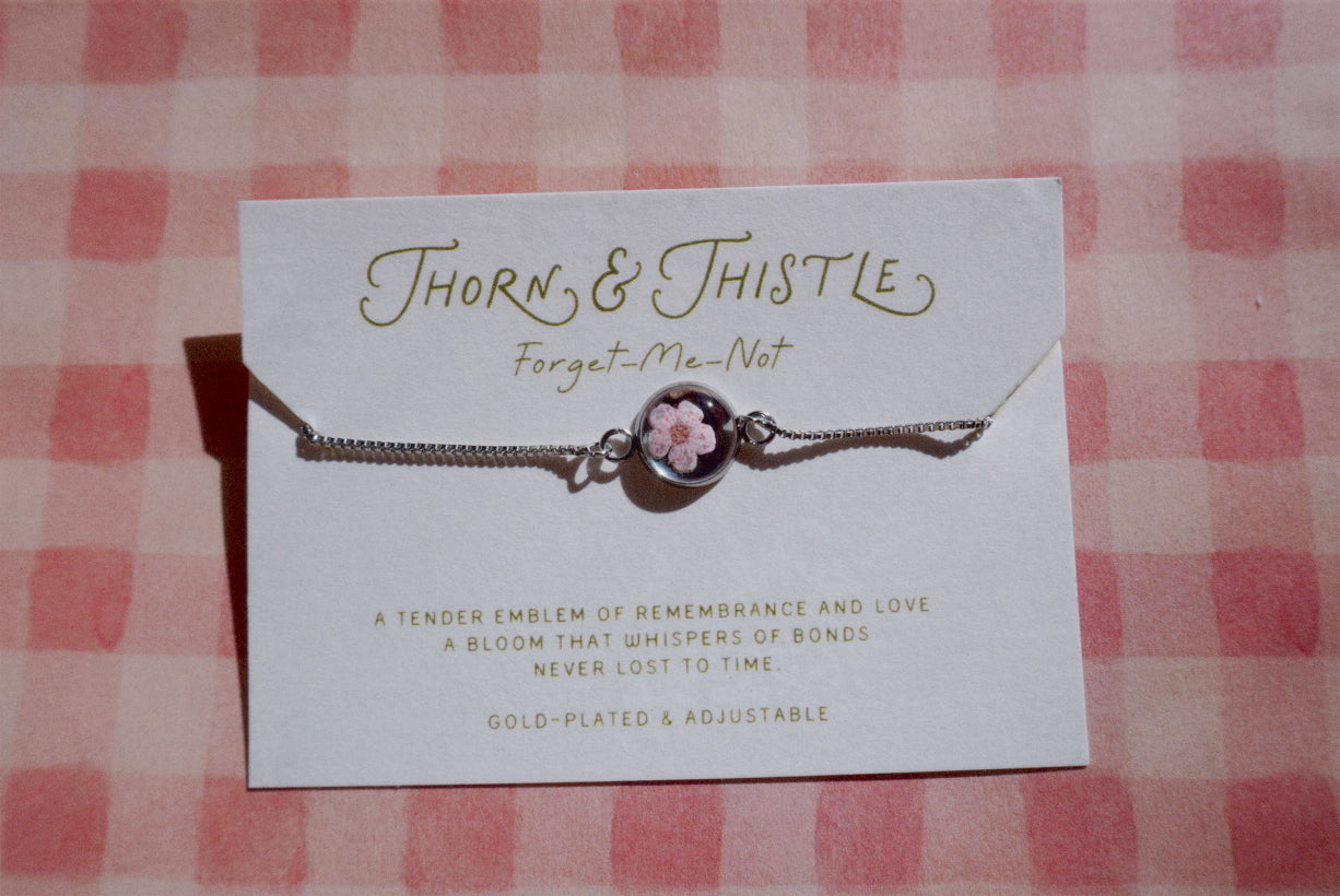 forget-me-not bracelet