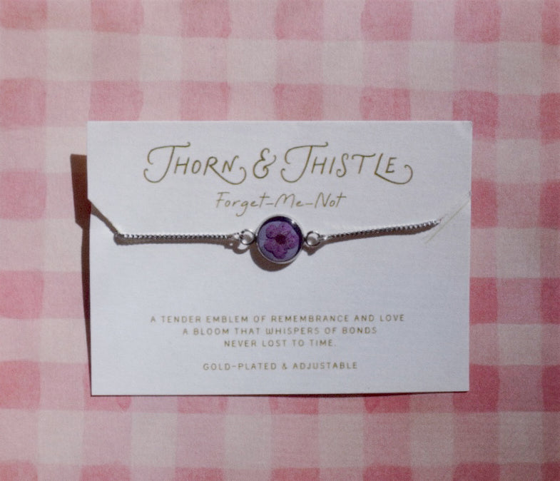 forget-me-not bracelet