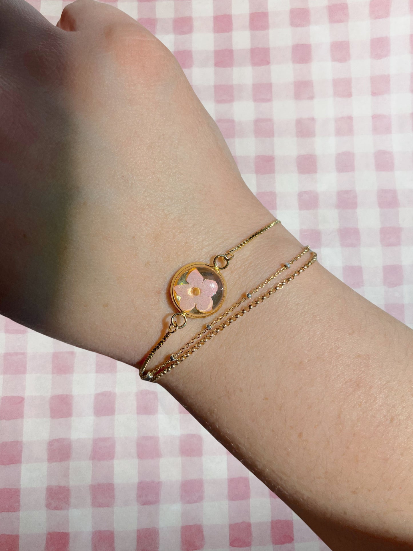 forget-me-not bracelet