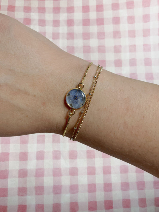 forget-me-not bracelet