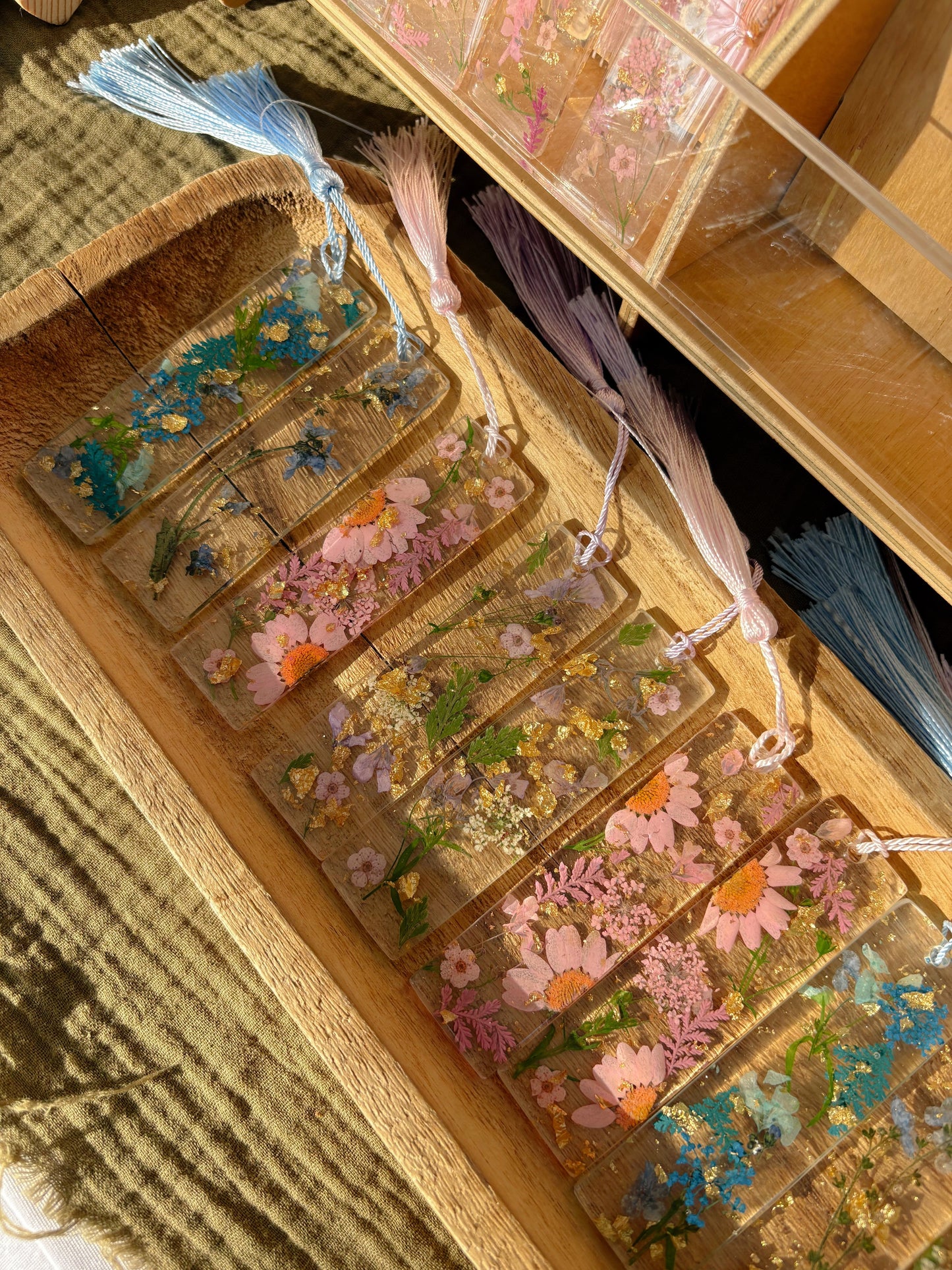 purple bloom  bookmark