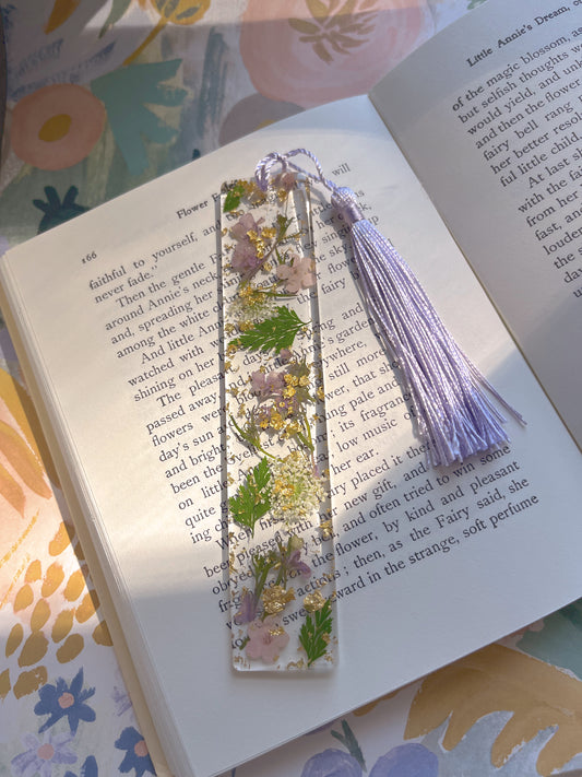 purple bloom  bookmark